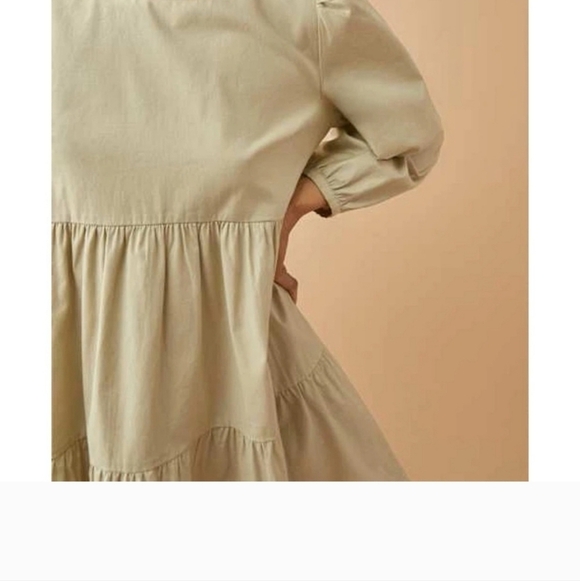 Reformation Beckett dress dried herb Small - Picture 3 of 7